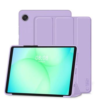 Tech-Protect Smartcase Samsung Galaxy Tab A11 / Tab A9 oldalra nyíló, kitámasztható mappa tok, lila kép