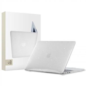 Tech-Protect Smartshell Apple Macbook Air 13 M2-M5 2023-2026 tok, csillámos, átlátszó kép