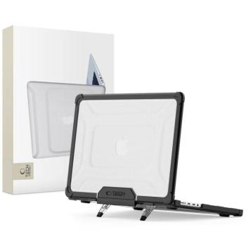 Tech-Protect Smartshell Pro Apple Macbook Pro 14 M1-M5 / M5 Pro / Pro Max 2021-2026 tok megerősített sarokkal, fekete-átlátszó kép