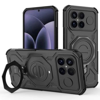 Tech-Protect Tacticstand Xiaomi Poco F8 Ultra műanyag tok kitámasztóval, fekete kép