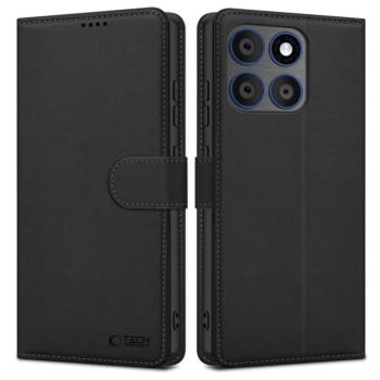 Tech-Protect Wallet Motorola Edge 70 flip / kinyitható tok, fekete kép