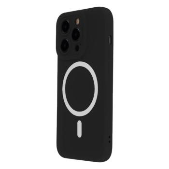 TectoShield Silicon Soft MagSafe-kompatibilis tok iPhone 15 Plus - fekete kép