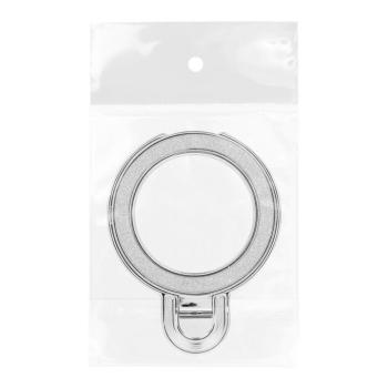 Telefonállvány CIRCLE GLITTER - felragasztható - ezüst kép