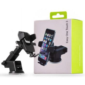 Teleszkópos Autós tartó Phone Holder Portál vagy szélvédő fekete kép