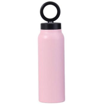 Termosz MagSafe kompatibilis mágneses tartóval, 750ml, rózsaszín kép