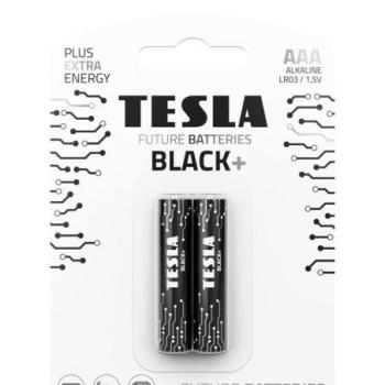 TESLA alkáli elem AAA BLACK+[2x120] kép