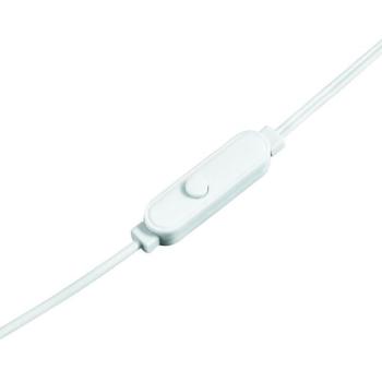 Thomson EAR3005W vezetékes fülhallgató 3.5mm jack csatlakozóval, mikrofonnal - fehér kép