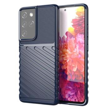 Thunder Case Samsung Galaxy S23 Ultra szilikon Armor tok kék kép