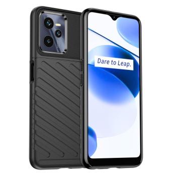 Thunder Case tok Realme C35 szilikon Armor tok fekete kép