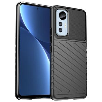 Thunder Case tok Xiaomi 12 Lite szilikon Armor tok fekete kép