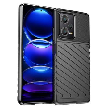 Thunder Case tok XIAOMI Redmi Note 12 Pro+ szilikon armor tok fekete kép