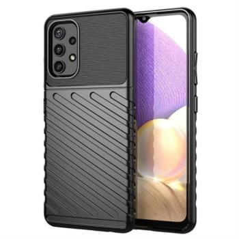 Thunder tok Rugalmas Kemény tok TPU tok Samsung Galaxy A72 4G fekete kép