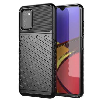 Thunder tok Rugalmas ütésálló tok TPU tok Samsung Galaxy A03s fekete kép