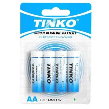 Tinko alkáli elem AA/LR6 - 4db kép