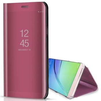 Tok álló (aktív FLIP, oldalra nyíló, asztali tartó funkció, tükrös felület, Mirror View Case) ROZÉARANY Huawei P30 Lite (Nova 4e) kép
