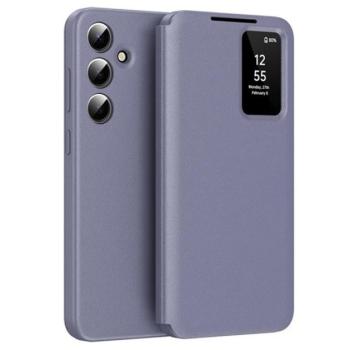 Tok álló (aktív FLIP, oldalra nyíló, Smart View Cover) LILA Samsung Galaxy A55 5G (SM-A556) kép
