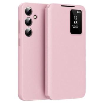 Tok álló (aktív FLIP, oldalra nyíló, Smart View Cover) RÓZSASZÍN Samsung Galaxy S24 (SM-S921) kép