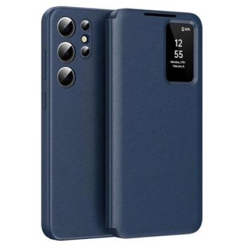 Tok álló (aktív FLIP, oldalra nyíló, Smart View Cover) SÖTÉTKÉK Samsung Galaxy S24 Ultra (SM-S928) kép