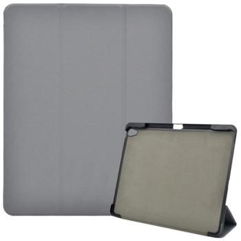 Tok álló, bőr hatású (aktív FLIP, oldalra nyíló, TRIFOLD asztali tartó funkció, pencil tartó) SZÜRKE Apple IPAD Pro 12.9 (2018) kép