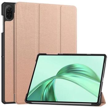 Tok álló, bőr hatású (aktív FLIP, oldalra nyíló, TRIFOLD, asztali tartó) ROZÉARANY Honor Pad X8a kép