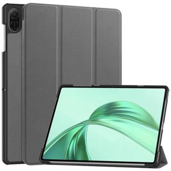 Tok álló, bőr hatású (aktív FLIP, oldalra nyíló, TRIFOLD, asztali tartó) SÖTÉTSZÜRKE Honor Pad X8a kép
