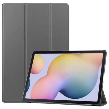 Tok álló, bőr hatású (aktív FLIP, oldalra nyíló, TRIFOLD, asztali tartó) SÖTÉTSZÜRKE Samsung Galaxy Tab S7 Plus WIFI 5G (SM-T976) kép