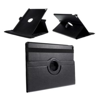 Tok álló, bőr hatású (FLIP, 360°-ban forgatható, asztali tartó funkció) FEKETE Apple IPAD Pro 12.9 (2015), Apple IPAD Pro 12.9 (2017) kép