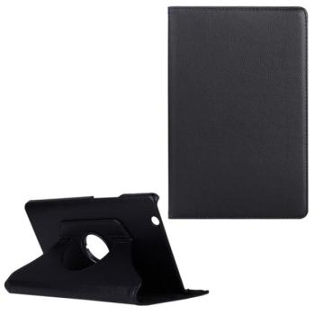 Tok álló, bőr hatású (FLIP, asztali tartó funkció, 360°-ban forgatható) FEKETE Huawei MediaPad M3 8.4 kép