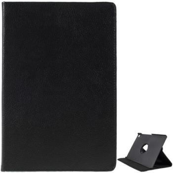 Tok álló, bőr hatású (FLIP, asztali tartó funkció, 360°-ban forgatható) FEKETE Samsung Galaxy Tab S6 Lite 10.4 WIFI (SM-P610) 2020, Samsung Galaxy Tab S6 Lite 10.4 LTE (SM-P615) 2020, Samsung kép