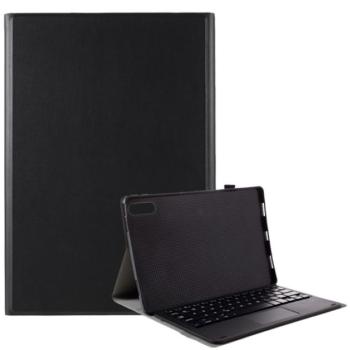 Tok álló, bőr hatású (FLIP, bluetooth billentyűzet, asztali tartó funkció, QWERTY, angol nyelvű) FEKETE Lenovo Tab P11 Pro (TB-J706F) kép