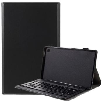 Tok álló, bőr hatású (FLIP, bluetooth billentyűzet, asztali tartó funkció, QWERTY, angol nyelvű) FEKETE Samsung Galaxy Tab A7 Lite WIFI (SM-T220), Samsung Galaxy Tab A7 Lite LTE (SM-T225) kép