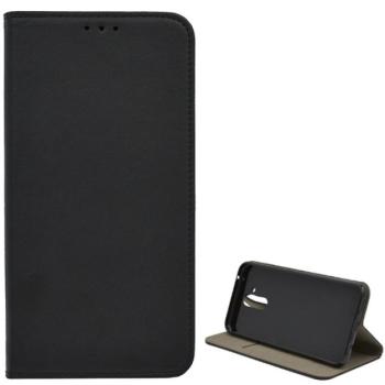 Tok álló, bőr hatású (FLIP, oldalra nyíló, asztali tartó funkció) FEKETE Huawei Mate 20 Lite kép