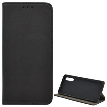 Tok álló, bőr hatású (FLIP, oldalra nyíló, asztali tartó funkció) FEKETE Samsung Galaxy A70 (SM-A705F) kép