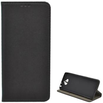 Tok álló, bőr hatású (FLIP, oldalra nyíló, asztali tartó funkció) FEKETE Sony Xperia 10 plus (L4213) kép