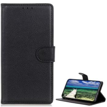 Tok álló, bőr hatású (FLIP, oldalra nyíló, asztali tartó funkció, prémium) FEKETE Google Pixel 7 kép