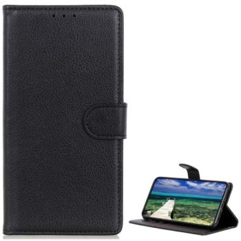 Tok álló, bőr hatású (FLIP, oldalra nyíló, asztali tartó funkció, prémium) FEKETE Motorola Moto G62 5G (XT2223) kép