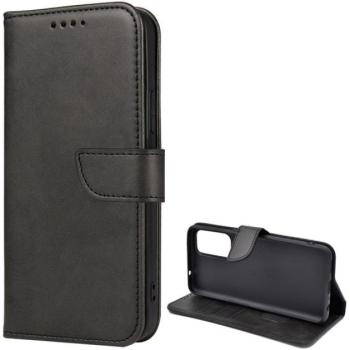 Tok álló, bőr hatású (FLIP, oldalra nyíló, asztali tartó funkció, prémium) FEKETE Oppo Reno 5 5G kép