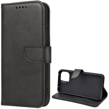 Tok álló, bőr hatású (FLIP, oldalra nyíló, asztali tartó funkció, prémium) FEKETE Xiaomi Mi 11 Lite 4G, Xiaomi Mi 11 Lite 5G, Xiaomi 11 Lite 5G NE kép