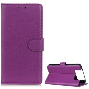 Tok álló, bőr hatású (FLIP, oldalra nyíló, asztali tartó funkció, prémium) LILA Asus Zenfone 7 Pro (ZS671KS), Asus Zenfone 7 (ZS670KS) kép