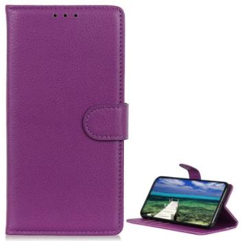 Tok álló, bőr hatású (FLIP, oldalra nyíló, asztali tartó funkció, prémium) LILA Huawei Nova 9, Honor 50 kép