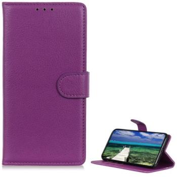 Tok álló, bőr hatású (FLIP, oldalra nyíló, asztali tartó funkció, prémium) LILA Motorola Moto G52, Motorola Moto G82 (XT2225) kép