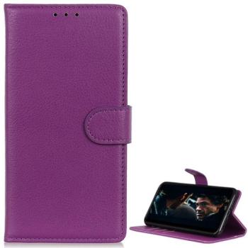 Tok álló, bőr hatású (FLIP, oldalra nyíló, asztali tartó funkció, prémium) LILA Samsung Galaxy A50 (SM-A505F), Samsung Galaxy A30s (SM-A307F), Samsung Galaxy A50s (SM-A507F) kép