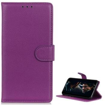 Tok álló, bőr hatású (FLIP, oldalra nyíló, asztali tartó funkció, prémium) LILA Samsung Galaxy S20 Ultra (SM-G988F), Samsung Galaxy S20 Ultra 5G (SM-G988B) kép