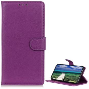 Tok álló, bőr hatású (FLIP, oldalra nyíló, asztali tartó funkció, prémium) LILA Xiaomi 13 kép