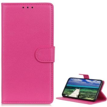 Tok álló, bőr hatású (FLIP, oldalra nyíló, asztali tartó funkció, prémium) RÓZSASZÍN Samsung Galaxy M23 (SM-M236), Samsung Galaxy M13 (SM-M135) kép