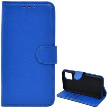 Tok álló, bőr hatású (FLIP, oldalra nyíló, asztali tartó funkció, prémium) VILÁGOSKÉK Apple iPhone 11 Pro kép