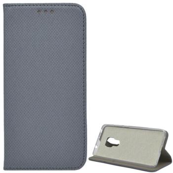 Tok álló, bőr hatású (FLIP, oldalra nyíló, asztali tartó funkció, rombusz minta) SZÜRKE Huawei Mate 20 kép