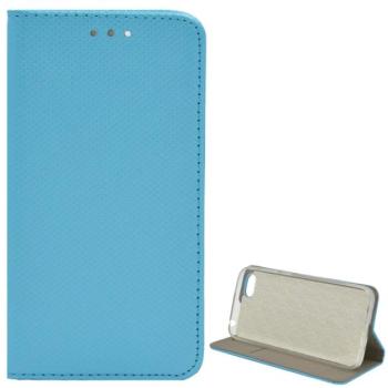 Tok álló, bőr hatású (FLIP, oldalra nyíló, asztali tartó funkció, rombusz minta) VILÁGOSKÉK Huawei Y5 2018 (Y5 Prime 2018), Honor 7S kép