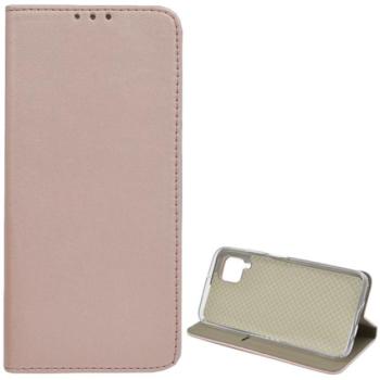 Tok álló, bőr hatású (FLIP, oldalra nyíló, asztali tartó funkció) ROZÉARANY Huawei P40 Lite 4G / Nova 6 SE kép