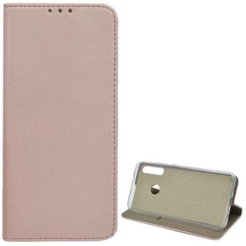 Tok álló, bőr hatású (FLIP, oldalra nyíló, asztali tartó funkció) ROZÉARANY Huawei P40 Lite E / Y7p kép